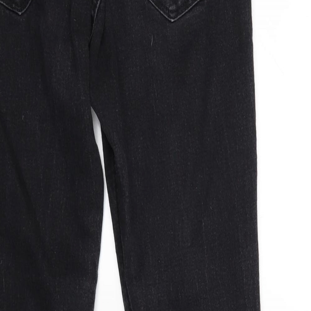 H&M Womens Black Denim Skinny Jeans Size 27 in L25 in