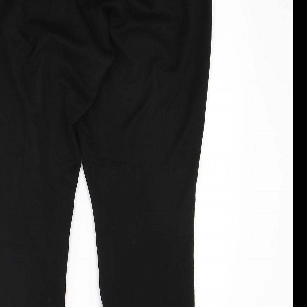 H&M Womens Black Trousers Size 14 L25 in