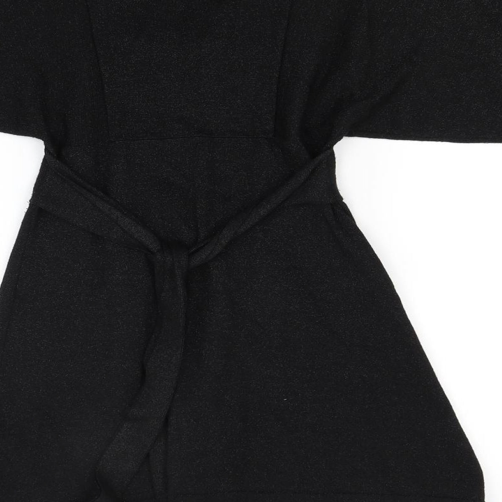 Lola Womens Black A-Line Size S