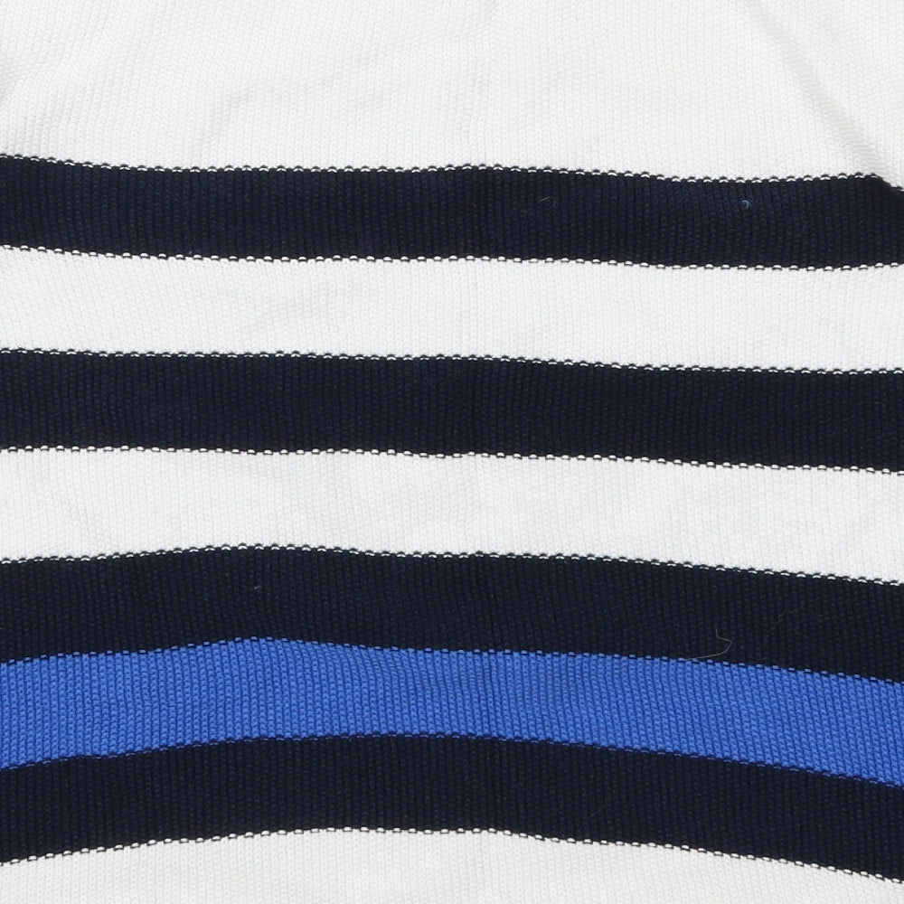 Kenar Womens Blue Striped Pullover Jumper Size XL