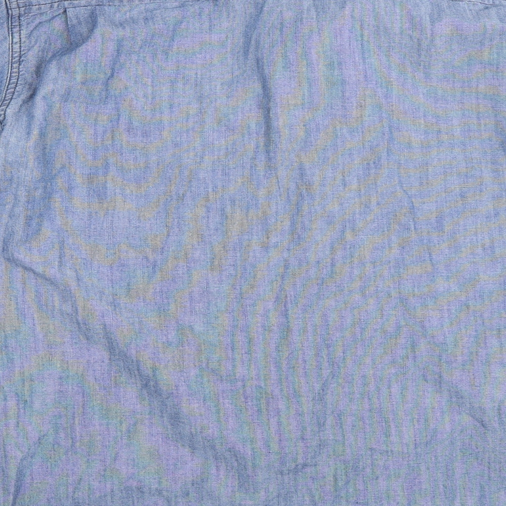 Debenhams Mens Blue Denim Button-Up Size M