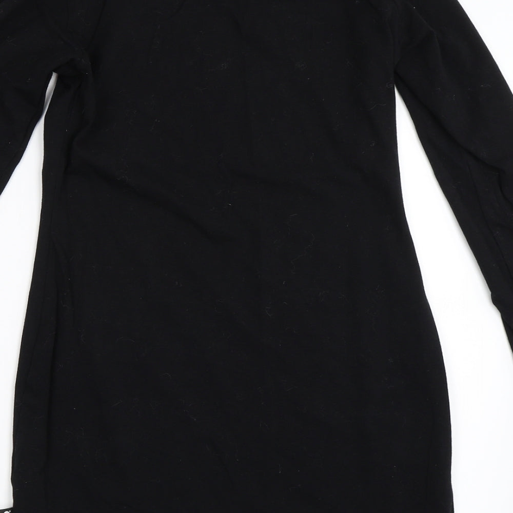 Patriotic Womens Black Bodycon Size M