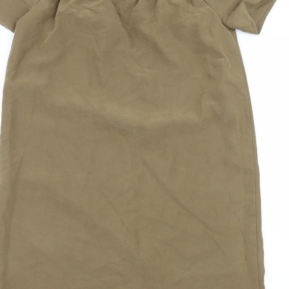 H&M Womens Brown A-Line Size 8