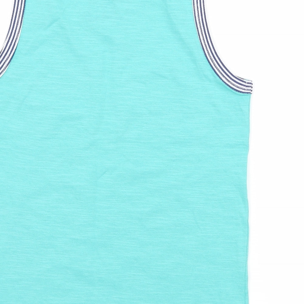 Matalan Boys Blue Jersey Basic Tank Size 8 Years - Cali Vibes
