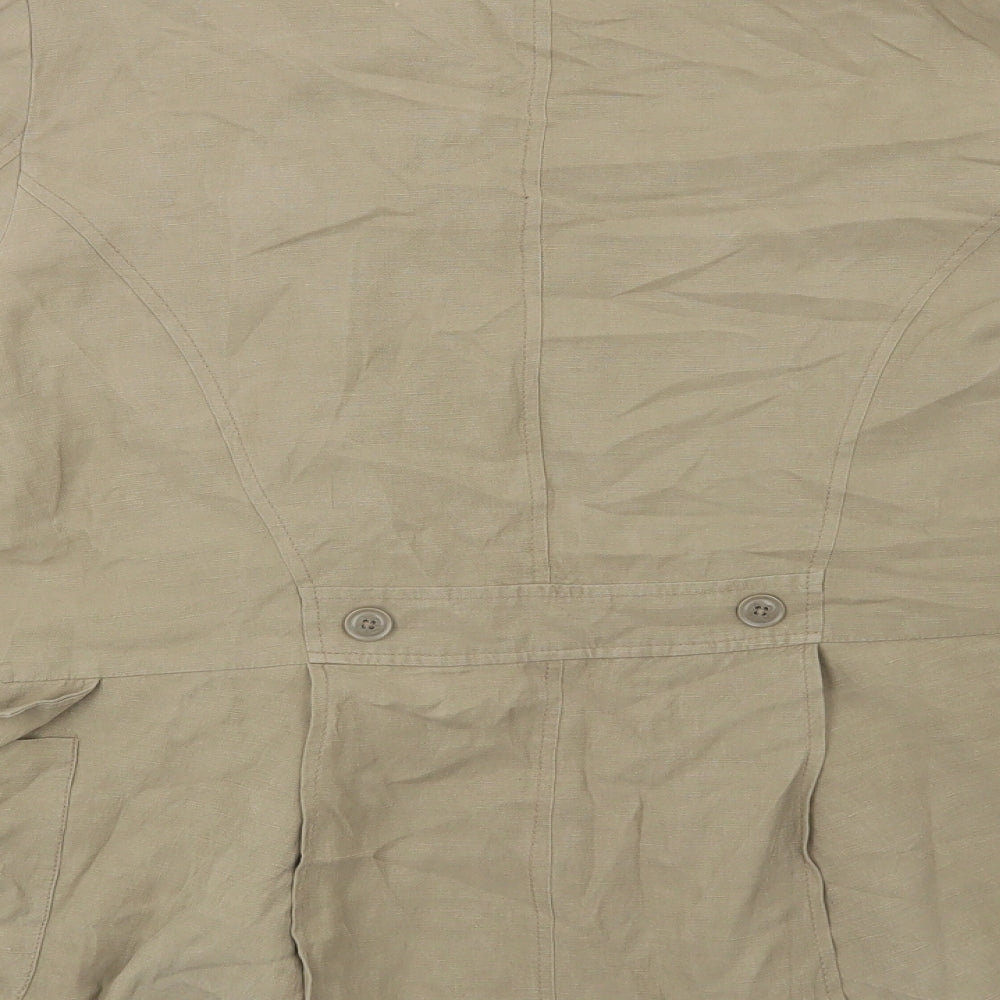 Olsen Womens Beige Jacket Size 12