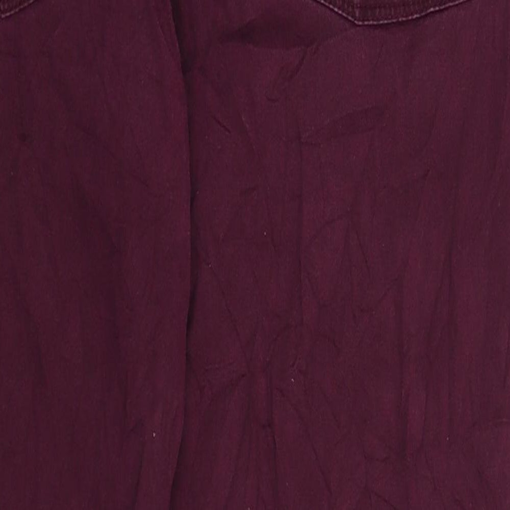 Kappahl Womens Purple Denim Skinny Jeans Size 34 in L27 in