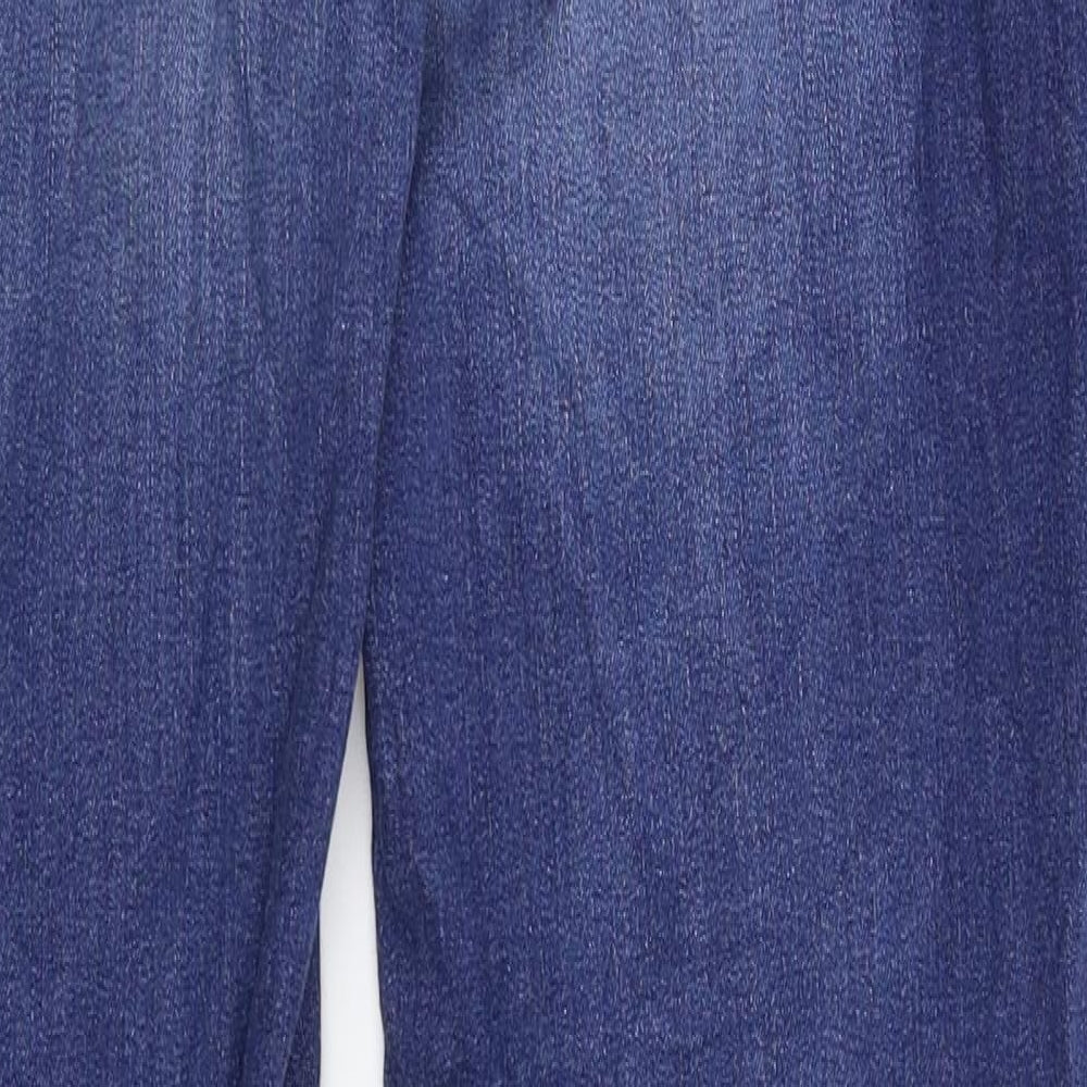 BIG STAR Womens Blue Denim Skinny Jeans Size 34 in L31 in
