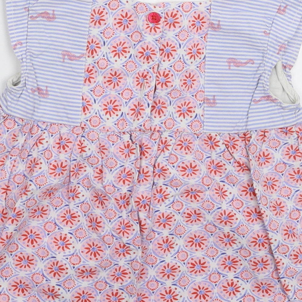 Joules Girls Multicoloured Floral Fit & Flare Size 5 Years