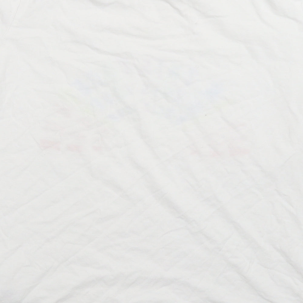 Marks and Spencer Womens White Basic T-Shirt Size 8