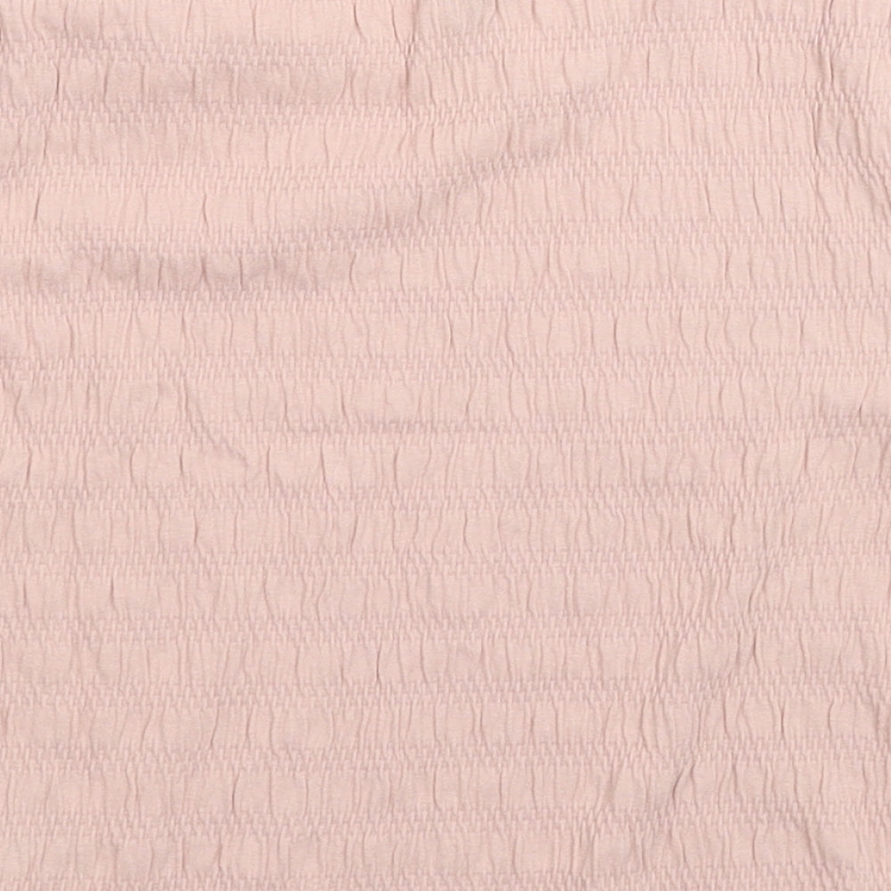 Divided Womens Pink Basic T-Shirt Size S