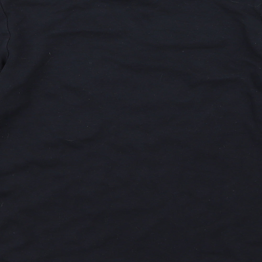 George Girls Black Top Pyjama Top Size 12 Years - cosy
