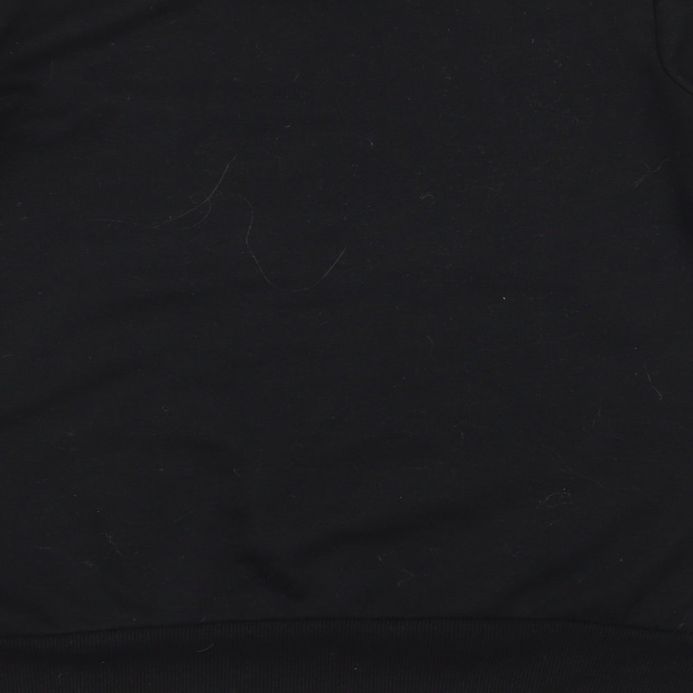 F&F Womens Black Pullover Jumper Size 10 - santa