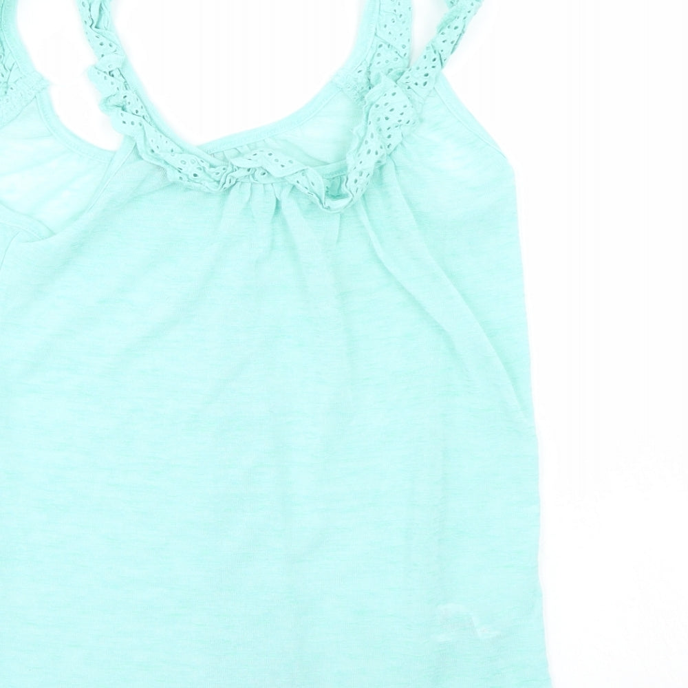 PEP & CO Womens Green Basic Tank Size 8
