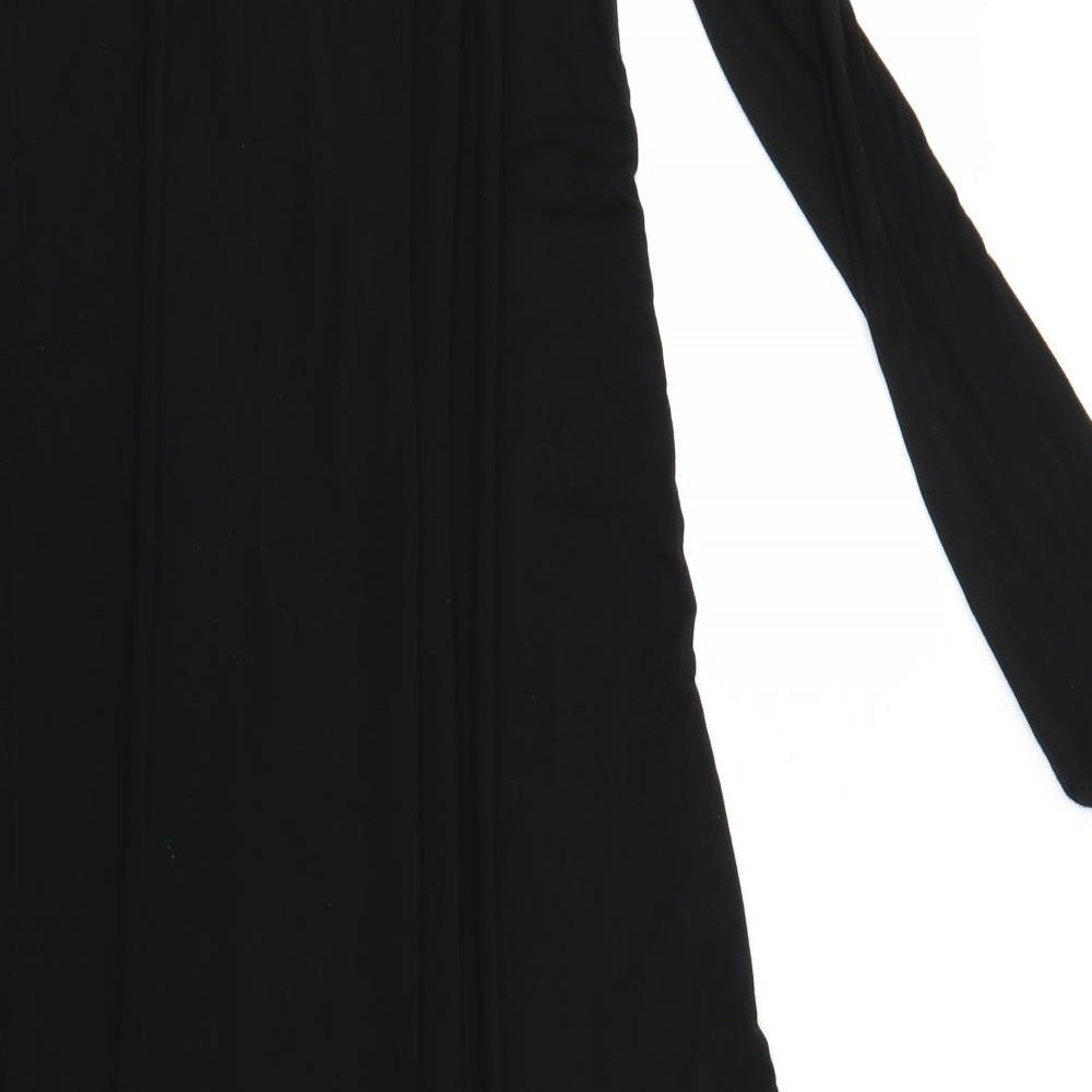 Top Shop Womens Black A-Line Size 10