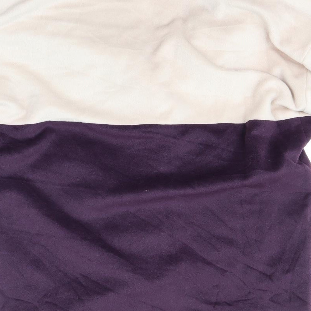 Nameless Womens Purple Overcoat Coat Size S