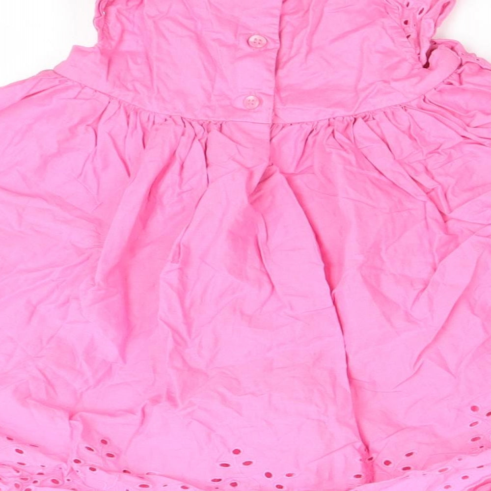Mothercare Girls Pink Fit & Flare Size 12-18 Months