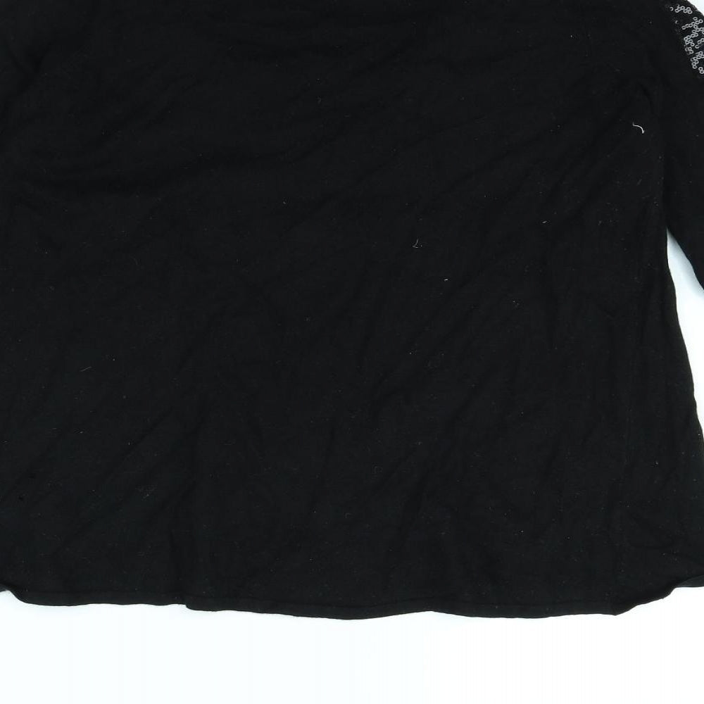 NEXT Womens Black Pullover Jumper Size 10