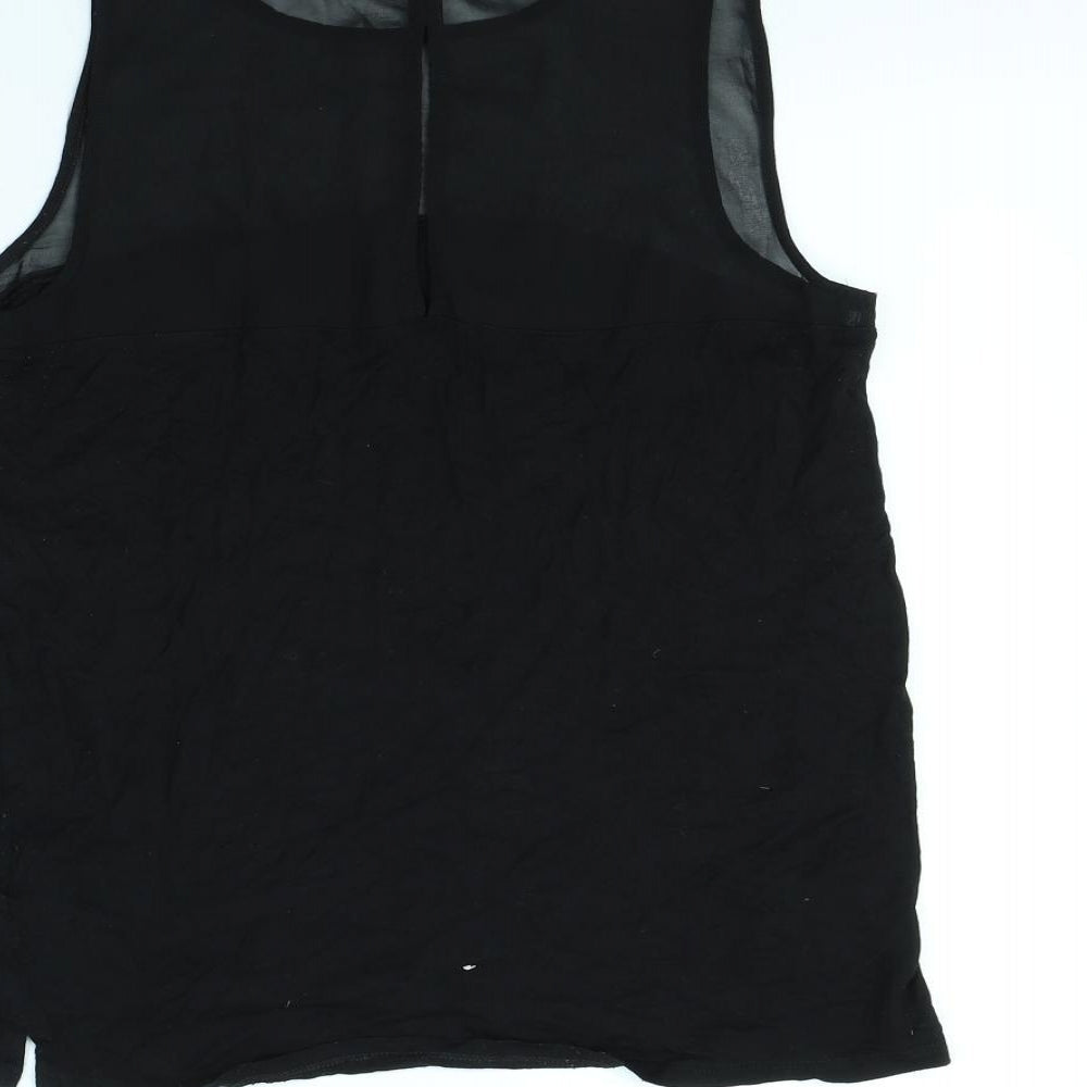 H&M Womens Black Basic T-Shirt Size S