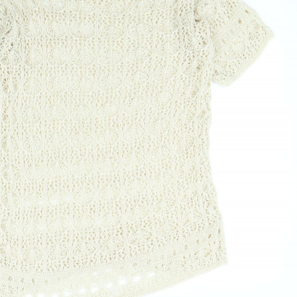 Sweater Shop Womens Beige Pullover Jumper Size L