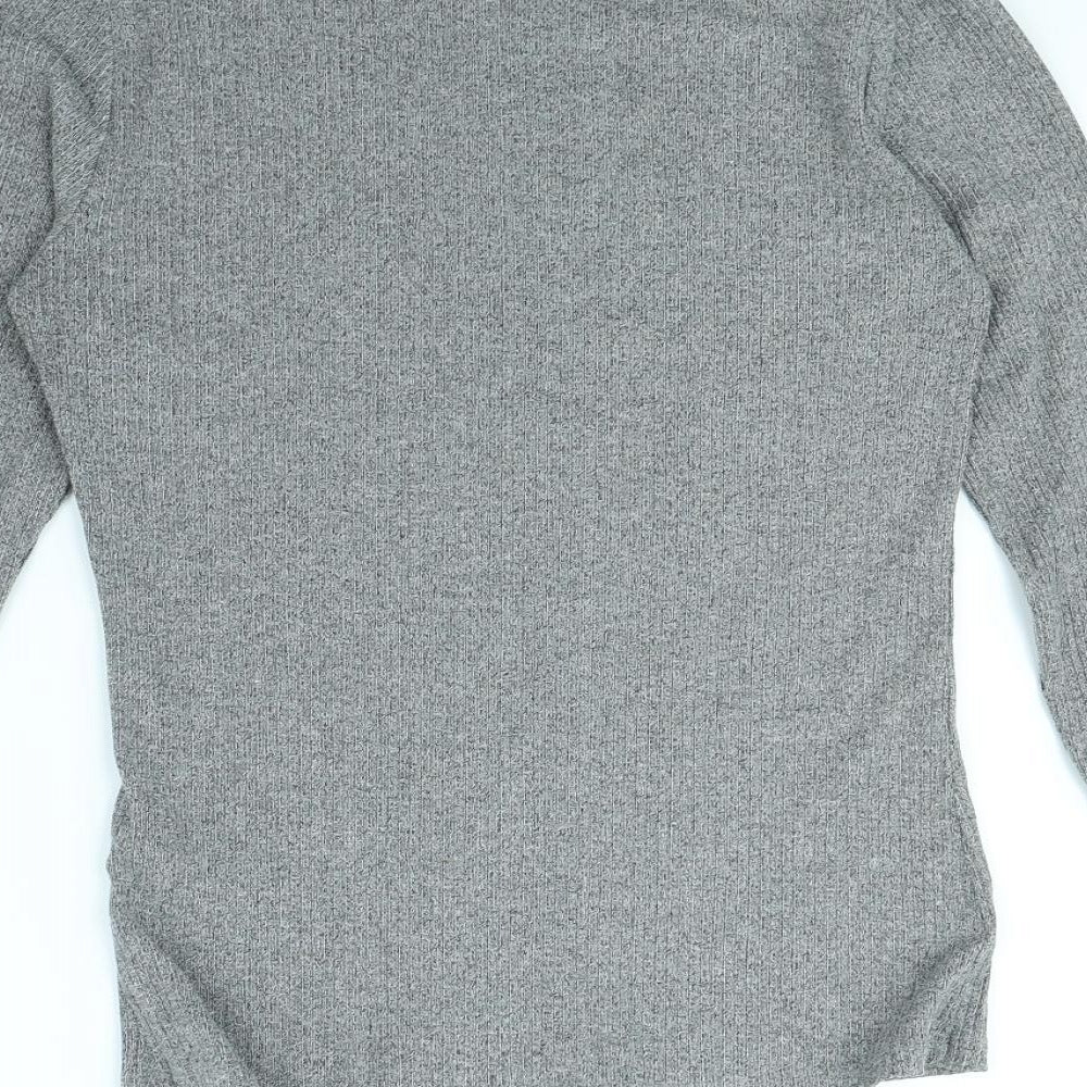 Oasis Womens Grey Pullover Jumper Size M
