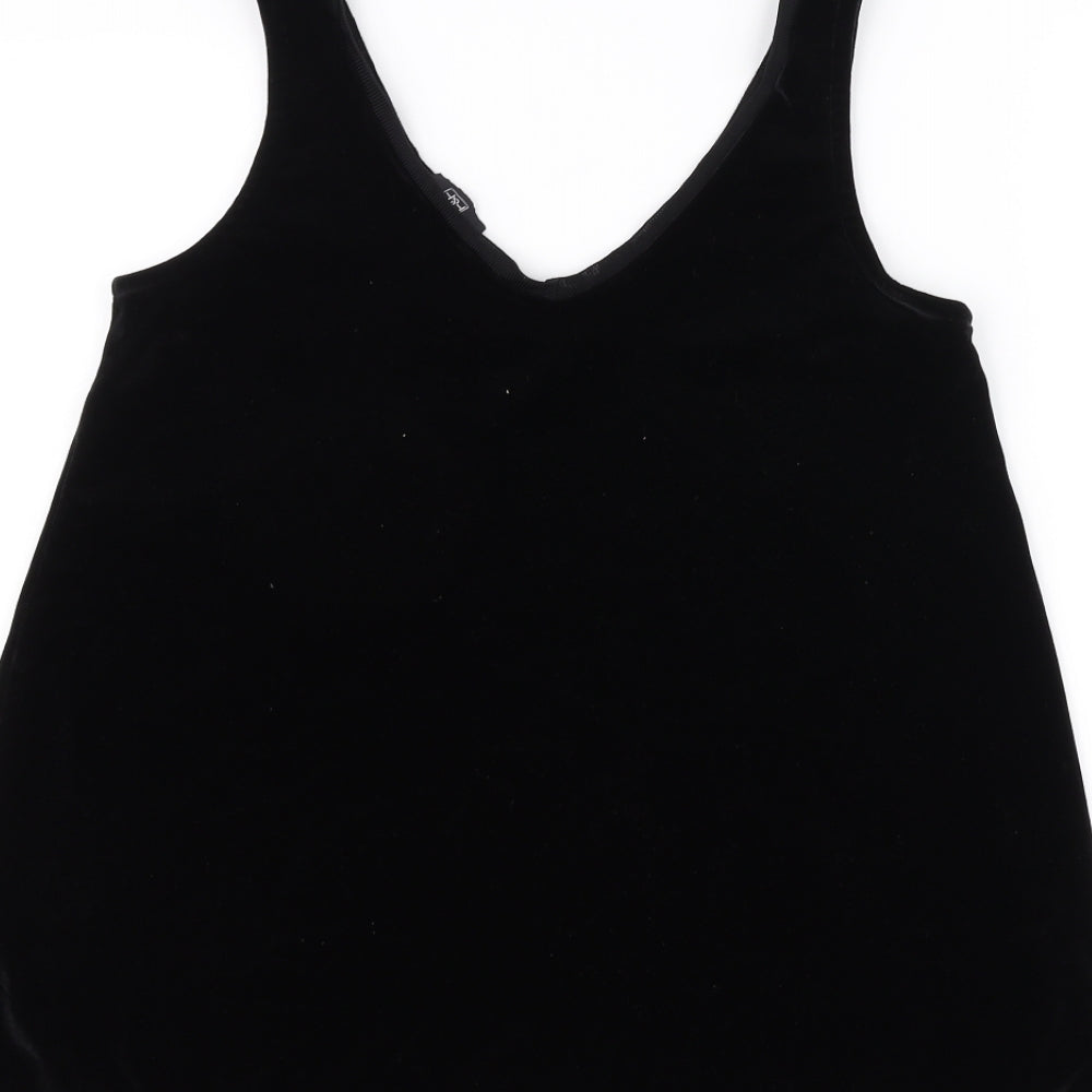 F&F Womens Black Basic T-Shirt Size 8