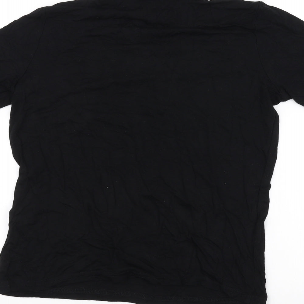 Atmosphere Womens Black Basic T-Shirt Size 6