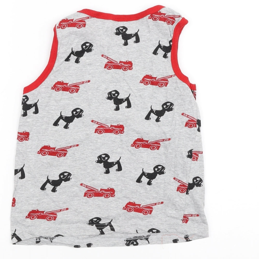 Nickelodeon Girls Grey Basic Tank Size 5 Years