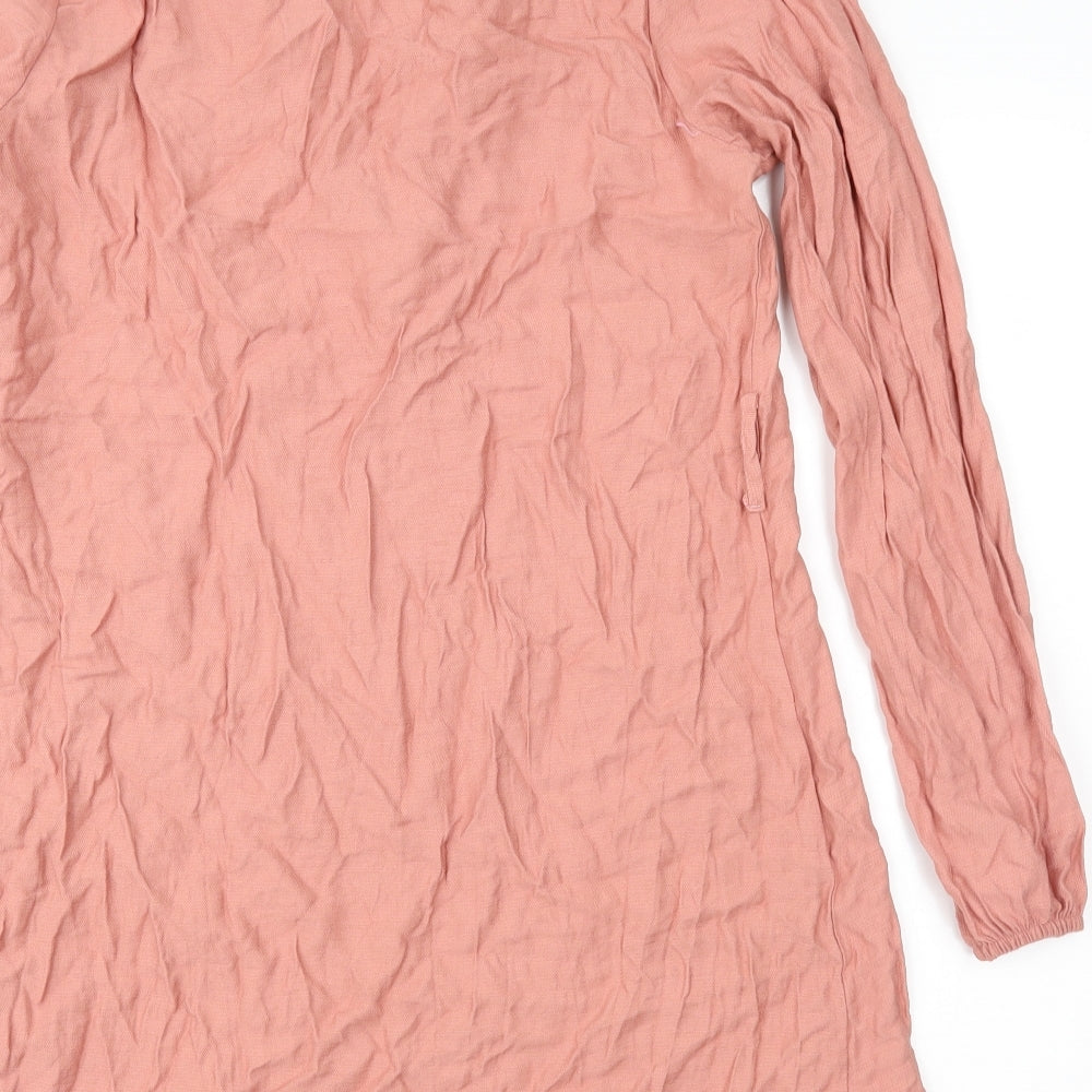 Hisset Womens Pink A-Line Size 12