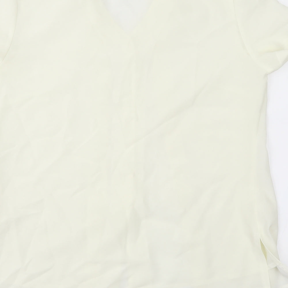 Bonmarché Womens Ivory Basic Blouse Size 12