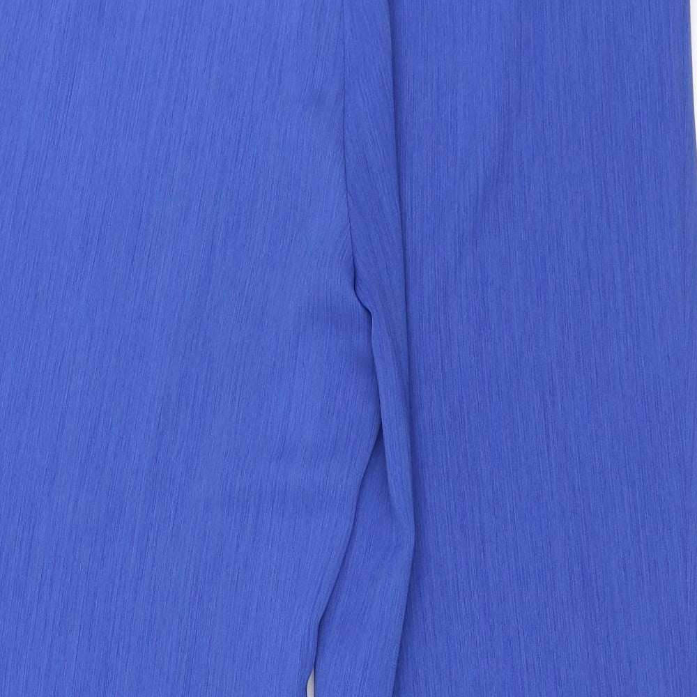Fisser Womens Blue Trousers Size 34 in L25 in - cropped