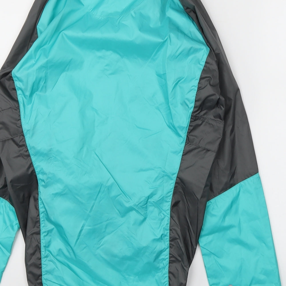 Crane Mens Blue Rain Coat Coat Size S