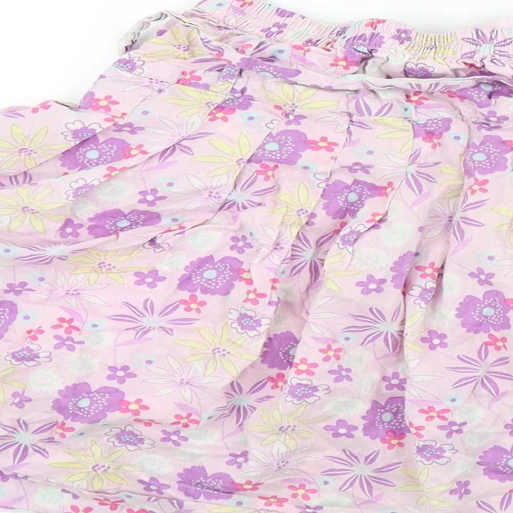 George Girls Multicoloured Floral Flare Skirt Size 7 Years