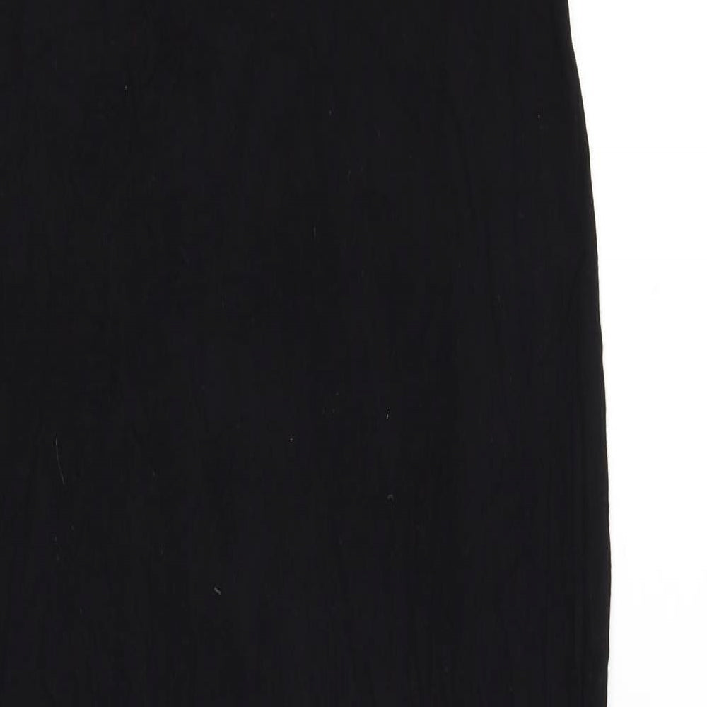 Graffic Womens Black A-Line Size M