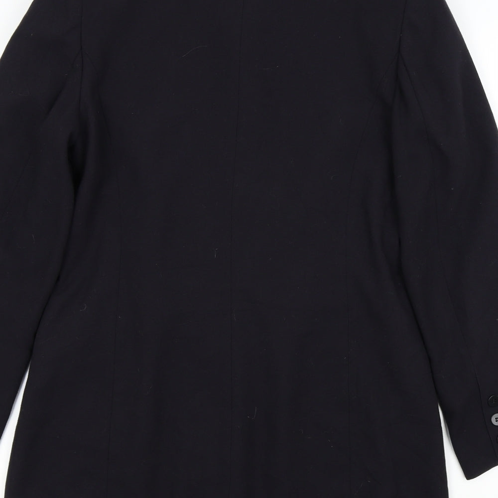 Next Womens Blue Overcoat Coat Size 12