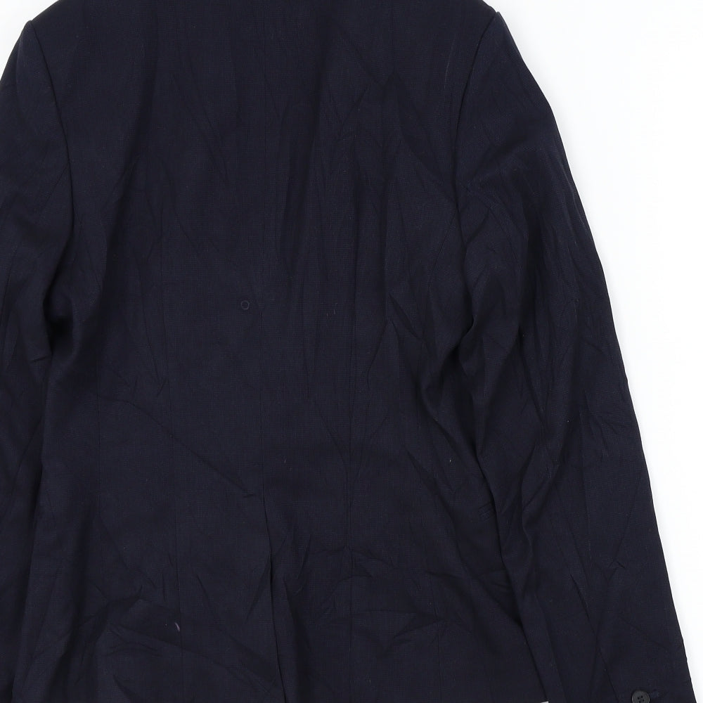 H&M Womens Blue Gilet Jacket Size 8
