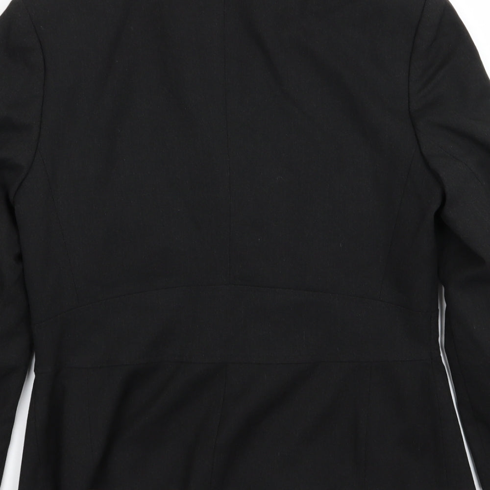 AMARANTO Womens Black Jacket Blazer Size 10