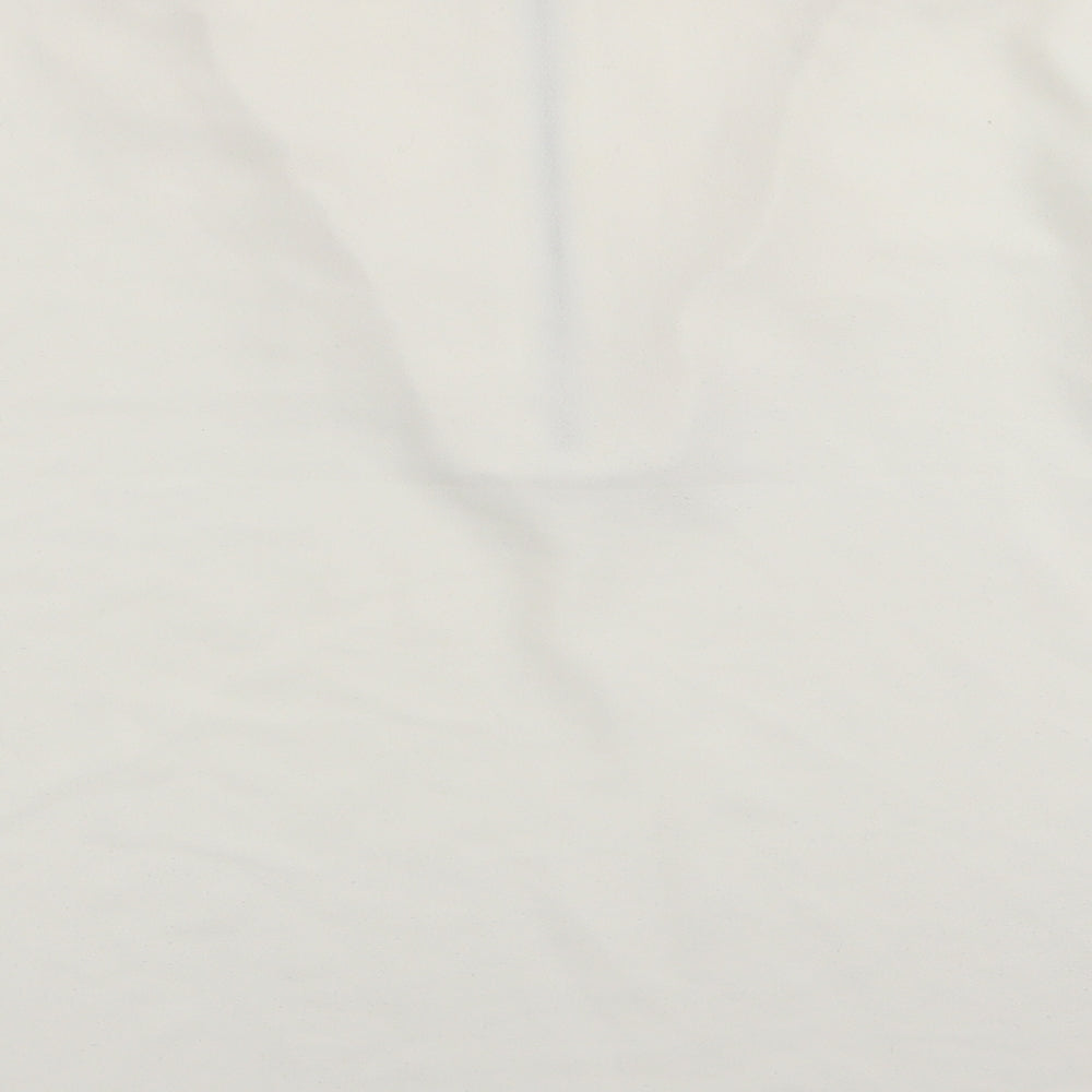 Monki Womens White Basic Blouse Size M