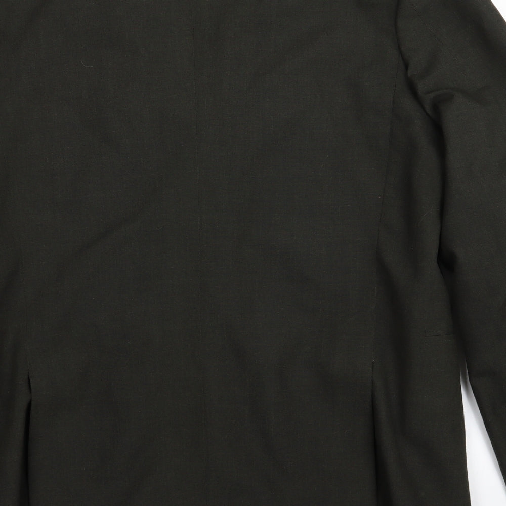 Preworn Mens Green Jacket Blazer Size 38