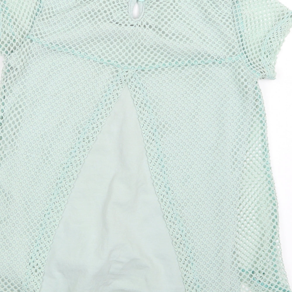 Breeze Girls Girls Green Basic T-Shirt Size 10 Years