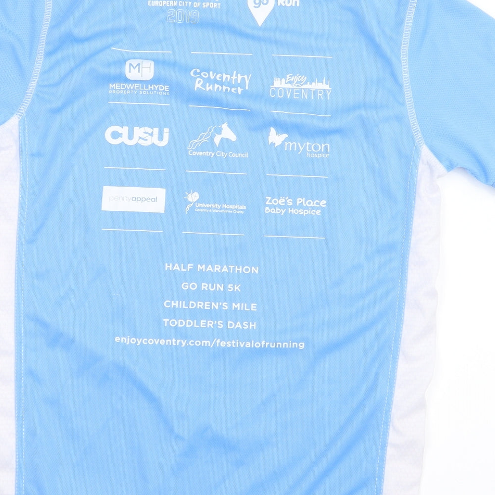 Titan Mens Blue Basic T-Shirt Size S