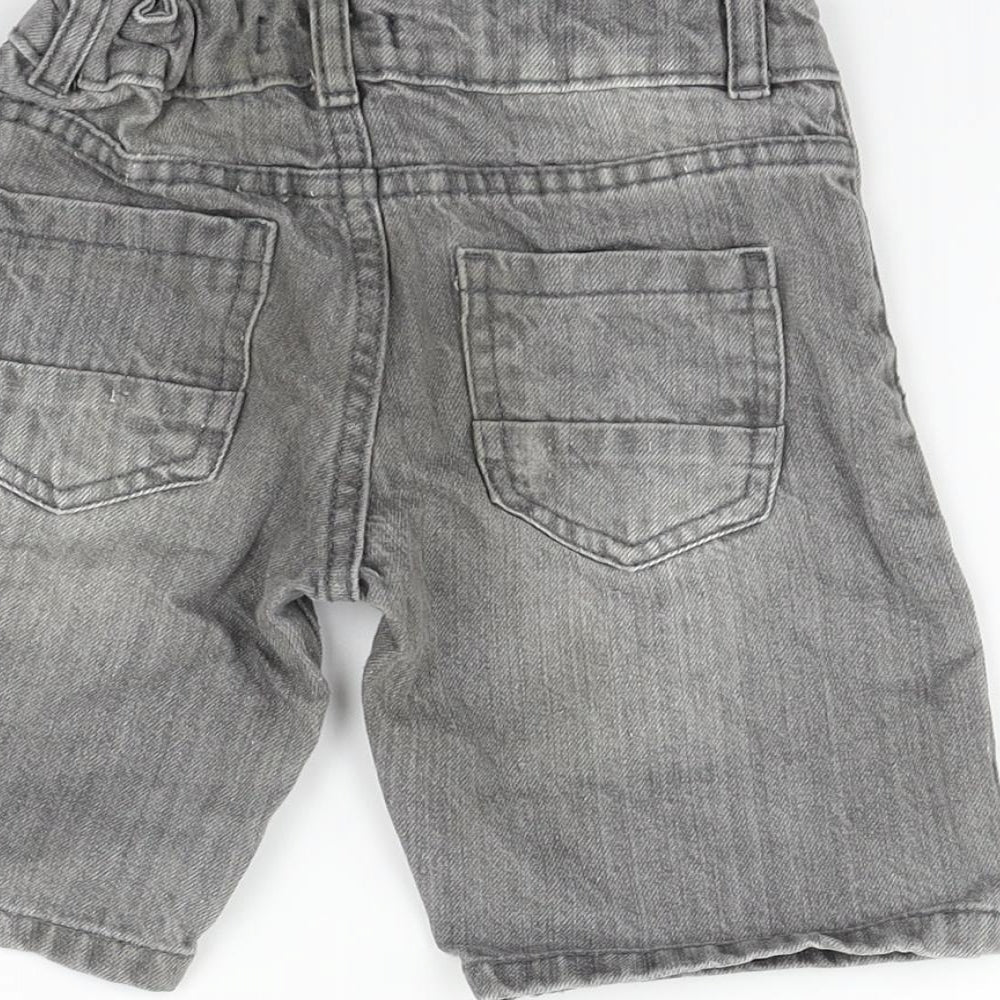 Mini Rebel Grey Cropped Jeans Size 18-24 Months