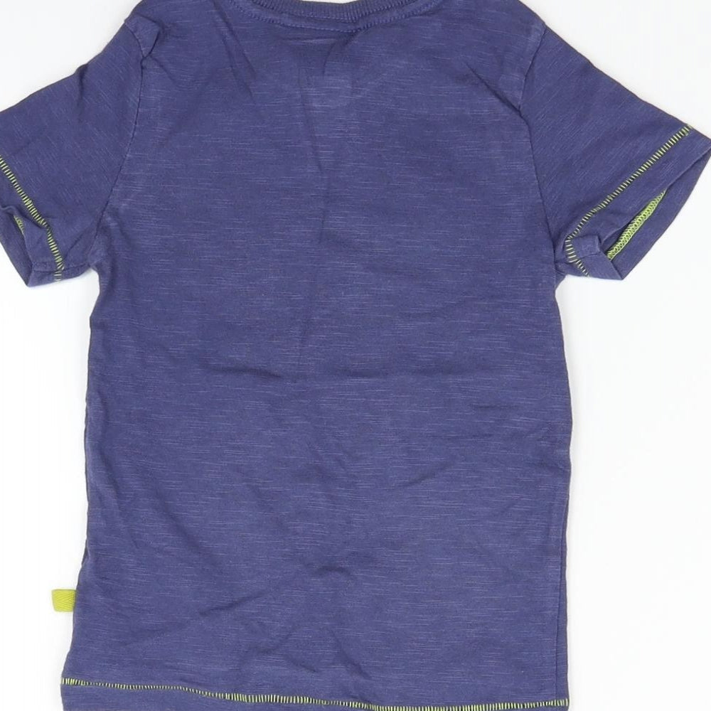 Jarvis Archer Girls Blue Basic T-Shirt Size 2 Years - animal