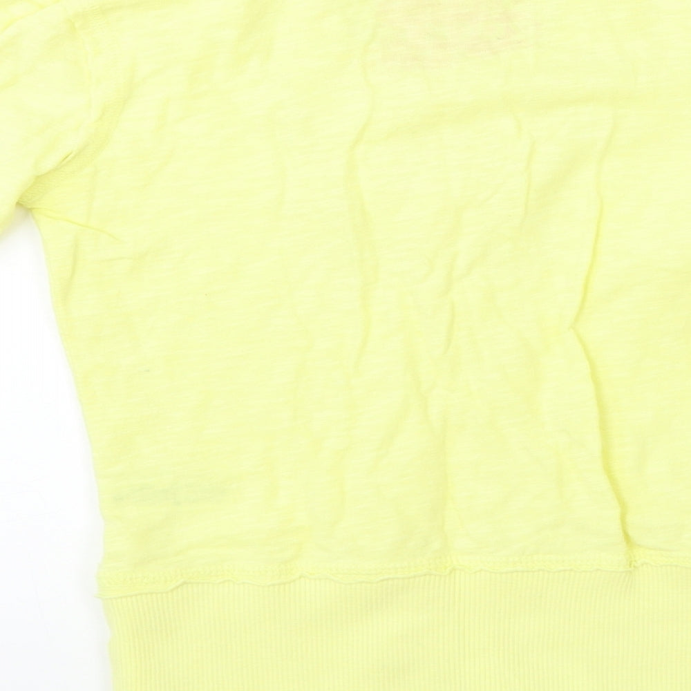 George Girls Yellow Pullover Jumper Size 6-7 Years