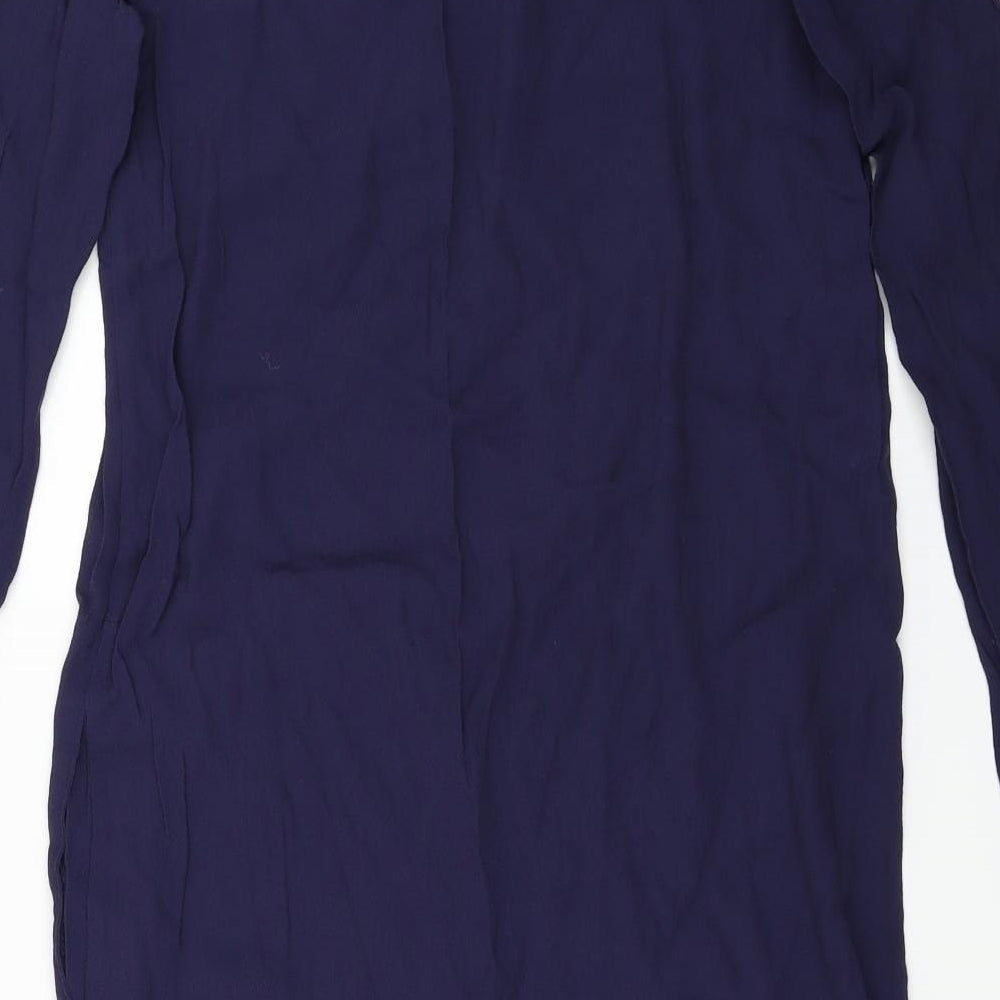H&M Womens Blue A-Line Size 6