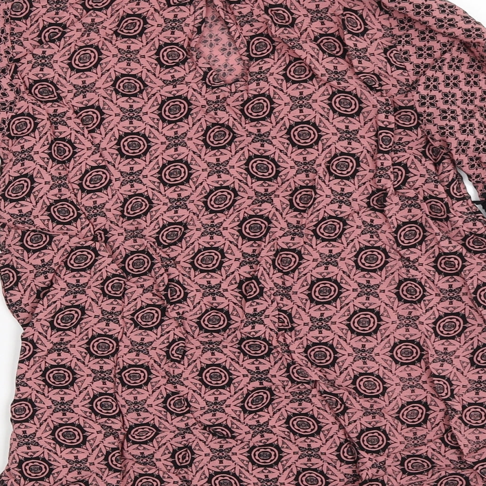 River Island Womens Pink Basic Blouse Size 6