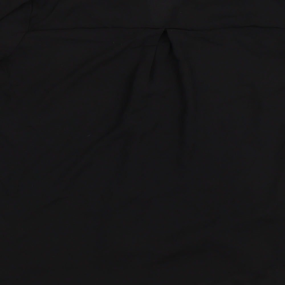 Dorothy Perkins Womens Black Basic Button-Up Size 10