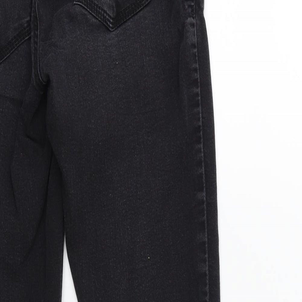 EVER MORE Womens Black Denim Skinny Jeans Size 24 in L28 in