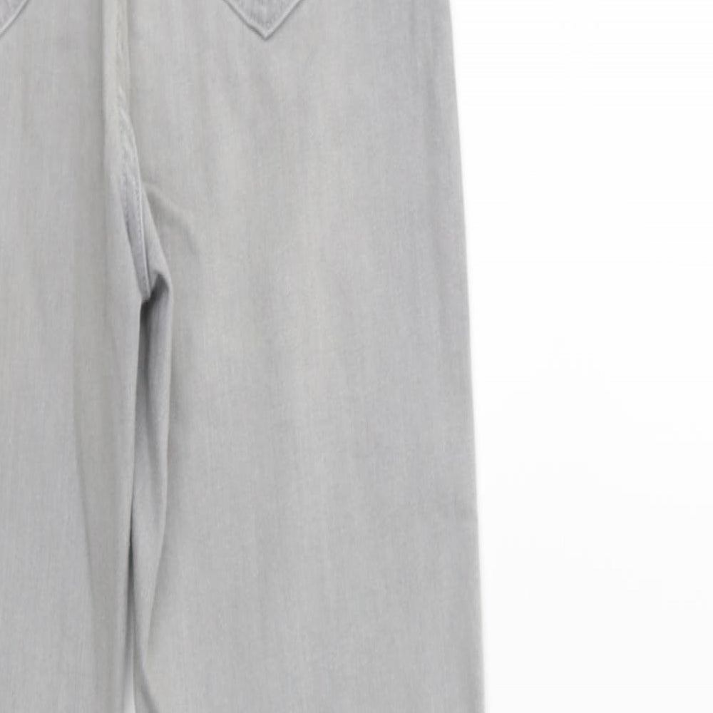 Marks & Spencer Womens Grey Denim Skinny Jeans Size 8 L28 in