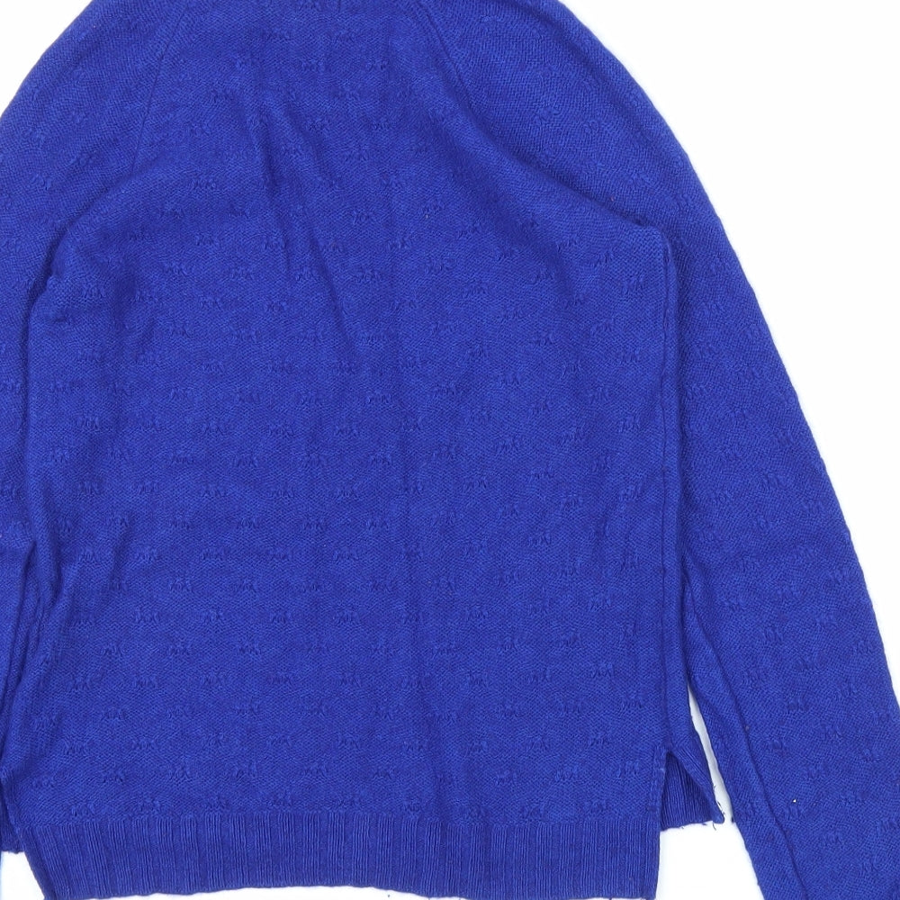 H&M Womens Blue Pullover Jumper Size XS