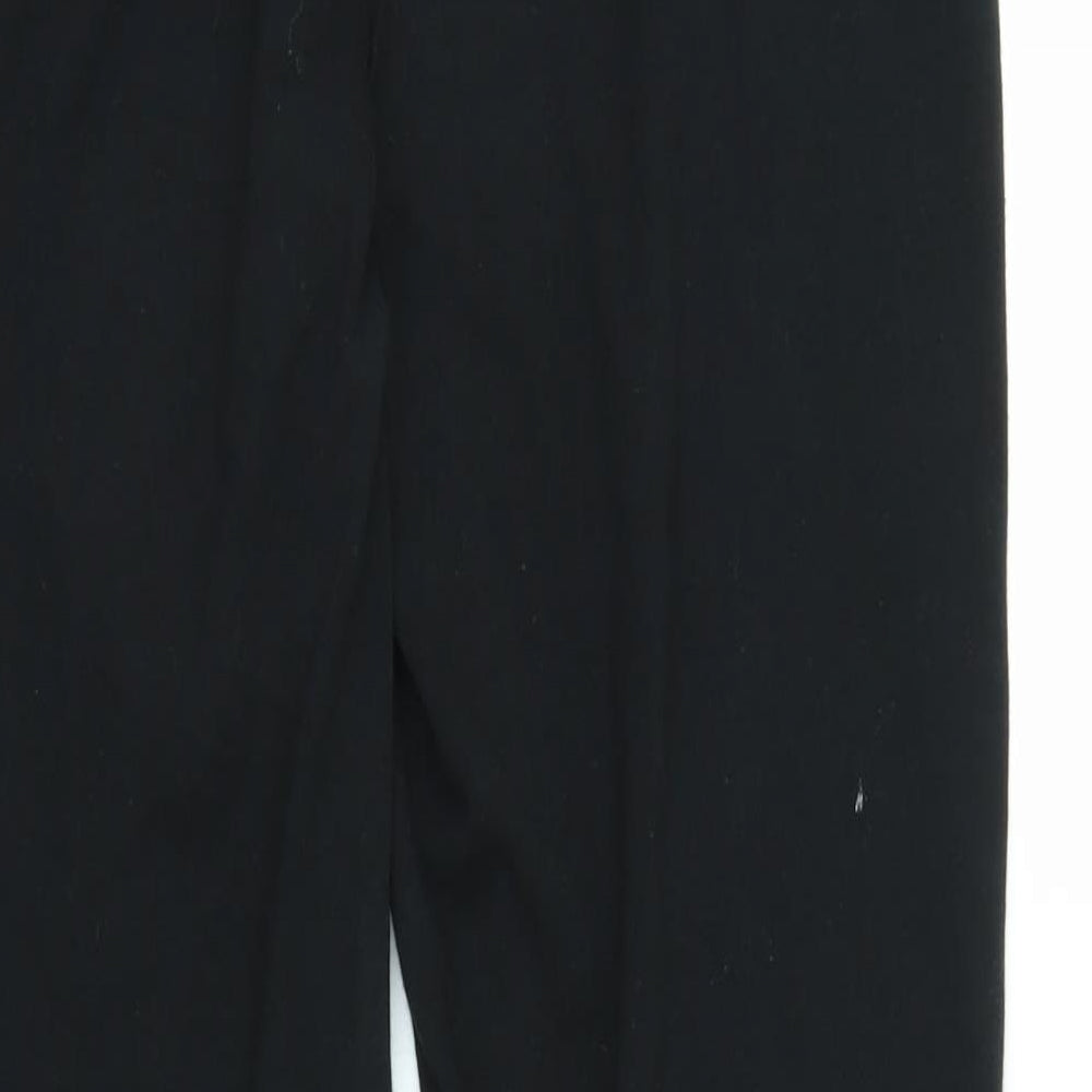Soul Luxe Womens Black Trousers Size M L28 in